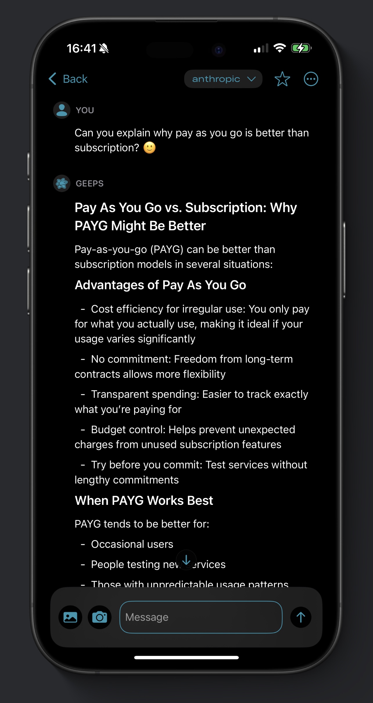 Geeps mobile preview